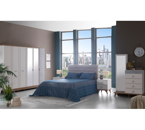 Шкаф платяной Мавенна (Mavenna) 6-х дверный