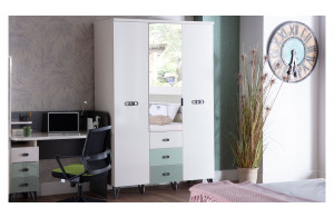Трехдверный шкаф Менти (Menty) MENTY-21