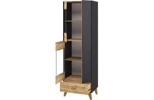 Шкаф комбинированный Сканди МН-036-10(графит)