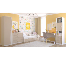 Детский широкий комод для белья и игрушек Комби МН-211-24 капучино