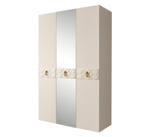 Трехстворчатый шкаф для одежды с зеркалом Богемия Фарфале (Bogemia Farfalle) БМШ1/3 (Fа)