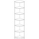 Стеллаж угловой Инна 618 светлый